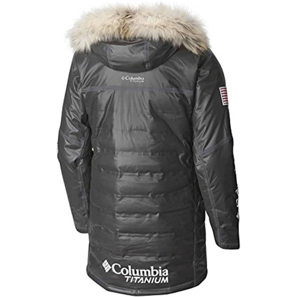 NEW $1000 Columbia Titanium OutDry Extreme Diamond Heatzone Long Parka 2X Black - Picture 2 of 5